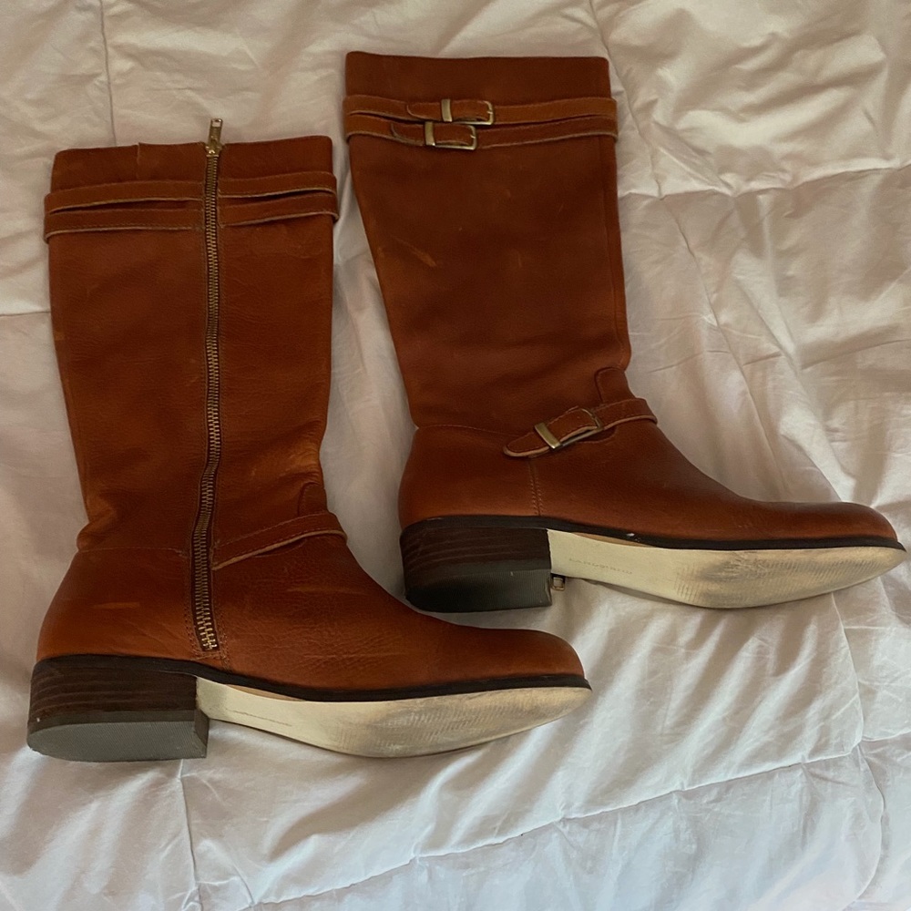 Leather Boots.  Size 7M